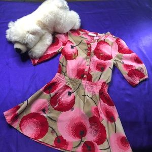 📌 Crazy 8 Cute floral Cotton Girl Dress